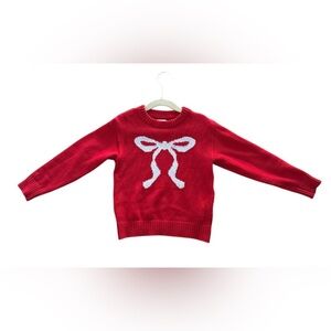 4T Epic Threads Vibrant Red Christmas Sweater for girls kids